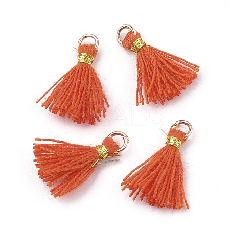 Polycotton(Polyester Cotton) Tassel Pendant Decorations FIND-S281-20-1