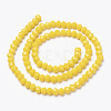 Opaque Solid Color Imitation Jade Glass Beads Strands EGLA-A044-P2mm-D04-2