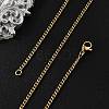 Ion Plating(IP) 304 Stainless Steel Necklace STAS-J023-03G-4