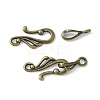 Tibetan Style Hook and Eye Clasps X-MLF1157Y-NF-1