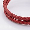Leather Cord Snap Bracelet Making X-MAK-N003-11-3