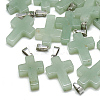Natural Green Aventurine Pendants X-G-T080-12-1