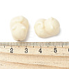 Natural Tagua Beads Jewelry Findings WOOD-V001-02-3