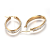 201 Stainless Steel Hoop Earrings EJEW-A055-11G-2