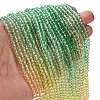 Transparent Painted Glass Beads Strands LS-DGLA-A034-T3mm-A04-2