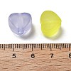 Frosted Transparent Acrylic Beads X-OACR-A032-30-3