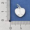 925 Sterling Silver Heart with Capital Letter Charms STER-S009-13N-S-3