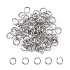 304 Stainless Steel Open Jump Rings X-STAS-R049-7x1mm-1