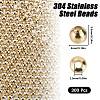 SUNNYCLUE 304 Stainless Steel Beads STAS-SC0006-92C-2