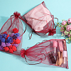 30pcs Large Organza Pouches Portable Shoes Bag Travel Storage Drawstring Bags OP-SP0001-03A-04-4