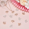 32Pcs 2 Colors Alloy Rhinestone Pendants FIND-ME0002-01-5