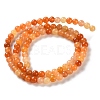 Natural Red Aventurine Beads Strands G-L609-A02-03-3