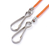 Polyester & Spandex Cord Ropes Eyeglasses Chains AJEW-EH00057-04-2