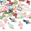 105Pcs 7 Colors Acrylic Imitation Gemstone Pendants FIND-TA0009-34G-3