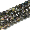 Electroplate Glass Beads Strands X-EGLA-Q094-A18-1