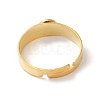 Adjustable 304 Stainless Steel Finger Rings Components STAS-F149-21G-C-3