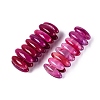 Oval Natural Agate Beaded Stretch Bracelets for Women Men G-Q601-23F-2