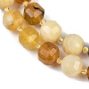 Natural Yellow Opal Beads Strands G-B125-O06-01-4