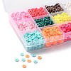 150G 15 Colors Handmade Polymer Clay Beads CLAY-JP0001-12-6mm-3