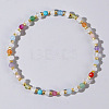 Beach Vacation Style Natuarl Mixed Stone Beaded Stretch Bracelet Women RO9590-10-1