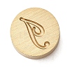 Golden Tone Brass Letter Stamps LS-KK-R005-01I-1