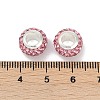 Alloy Rhinestone Clay Pave Beads ALRI-D300-03S-12-3