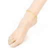 Double Layer Anklets AJEW-AN00309-01-4