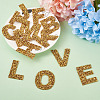 Alphabet Rhinestone Patches FW-TAC0001-01F-6