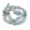 Raw Rough Natural Aquamarine Beads Strands GG-CBAC4AD-A01-01-3