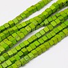 Synthetic Turquoise Beads Strands X-TURQ-G108-4x4mm-01-1