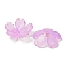 Acrylic Bead Caps OACR-H056-01F-2