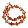 Natural Red Agate(Dyed & Heated) Beads Strands G-I337-A02-01-3