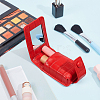 Crocodile Pattern PU Leather Mini Lipstick Makeup Pouch with Mirror AJEW-WH0314-228B-4