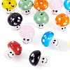 14Pcs 7 Colors Handmade Lampwork Beads LAMP-TA0001-89-3