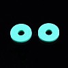 Handmade Polymer Clay Beads Strands CLAY-R089-6mm-T02B-14-3