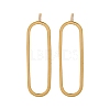 Brass Stud Earrings KK-T038-484B-4