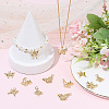 12Pcs Brass Micro Pave Clear Cubic Zirconia Pendants KK-BBC0023-92G-4
