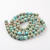 Natural Imperial Jasper Beads Strands X-G-I122-6mm-12-2