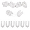 6Pcs 925 Sterling Silver Hollow Initial Beads STER-TA0001-53U-1