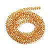 Electroplate Transparent Glass Beads Strands LS-EGLA-A035-T3mm-A17-2
