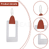 4 Pairs 4 Styles Round & Rectangle & Polygon & Ring Brass Dangle Hoop Earrings EJEW-AN0003-06-3