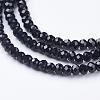 Crystal Glass Beads Strands GLAA-D032-2.5x2-14-3