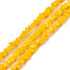 Opaque Solid Color Glass Beads Strands GLAA-N052-01-A04-1