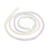 Transparent Gradient Color Glass Beads Strands GLAA-G101-2mm-03-4