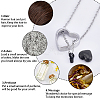 1Pc 304 Stainless Steel Heart Pendant Urn Ashes Necklaces NJEW-CN0001-19EBP-6