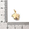 Brass Micro Pave Cubic Zirconia Pendants KK-Q043-03G-01-2