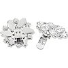Alloy Rhinestone Shoe Clip Findings FIND-FG0001-02P-4