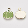 Autumn Theme Alloy Enamel Pendants FIND-N048-025B-2