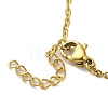 Round Plastic Imitation Pearl Pendant Necklaces & Bracelets & Stud Earrings Sets SJEW-C004-03G-3