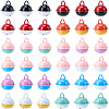 48Pcs 12 Colors Zinc Alloy Pendants FIND-SP0005-30-7